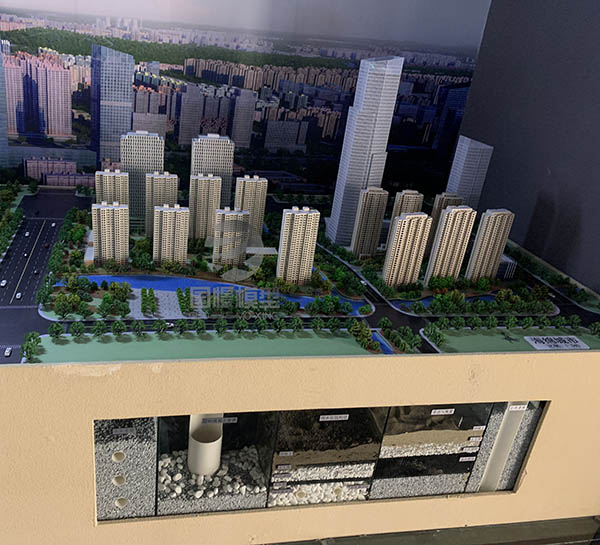 韩城市建筑模型